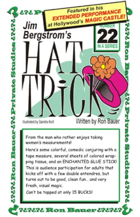 

2023 Jim Bergstrom's Hat Trick by Ron - Magic Tricks