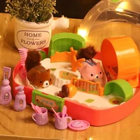 Simulation Cute Electric Squirrel Doll Play House Battery Powered Squirrel House Simulation Cute Electric Squirrel Doll 1