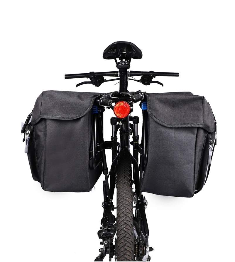 West Biking Fahrrad Rücksitz Tasche 25l große Kapazität Outdoor-Gepäckträger Taschen Radfahren MTB Rennrad Kofferraum Doppel tasche – Detail 11