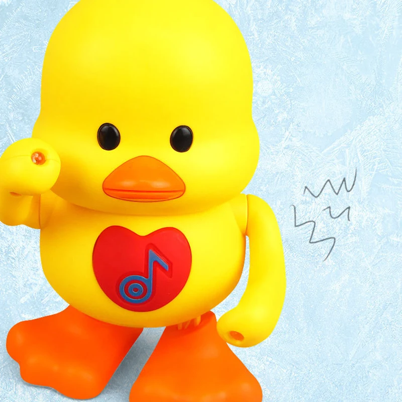 

Танцующая утка, музыкальная игрушка, Поющая музыкальная утка со светодиодной подсветкой, Детские сувениры и школьные принадлежности SNO88