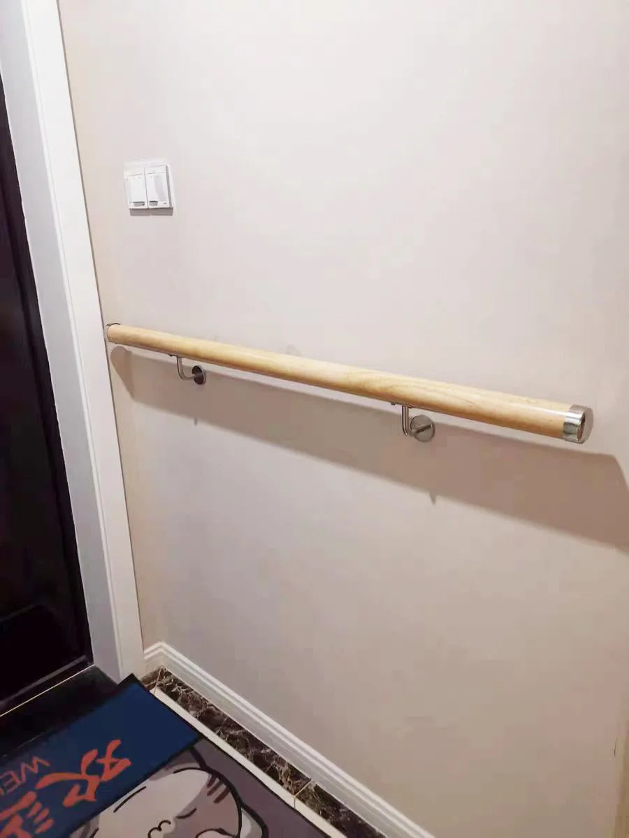 Handrail U-Shaped Metal Stair Handrail, White Stair Grab Bar,Outdoor