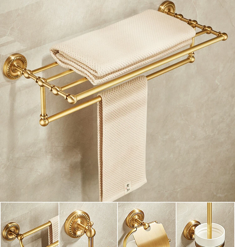 

Bronze towel rack antique towel rack bathroom rack hardware pendant set
