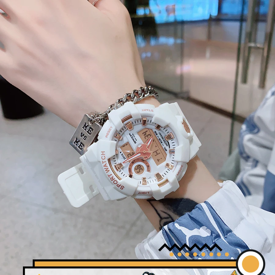 Black Samurai Men's Youth Sports Junior High School Student Children's Electronic Watch Women's Trend 2023 New_voghion.com