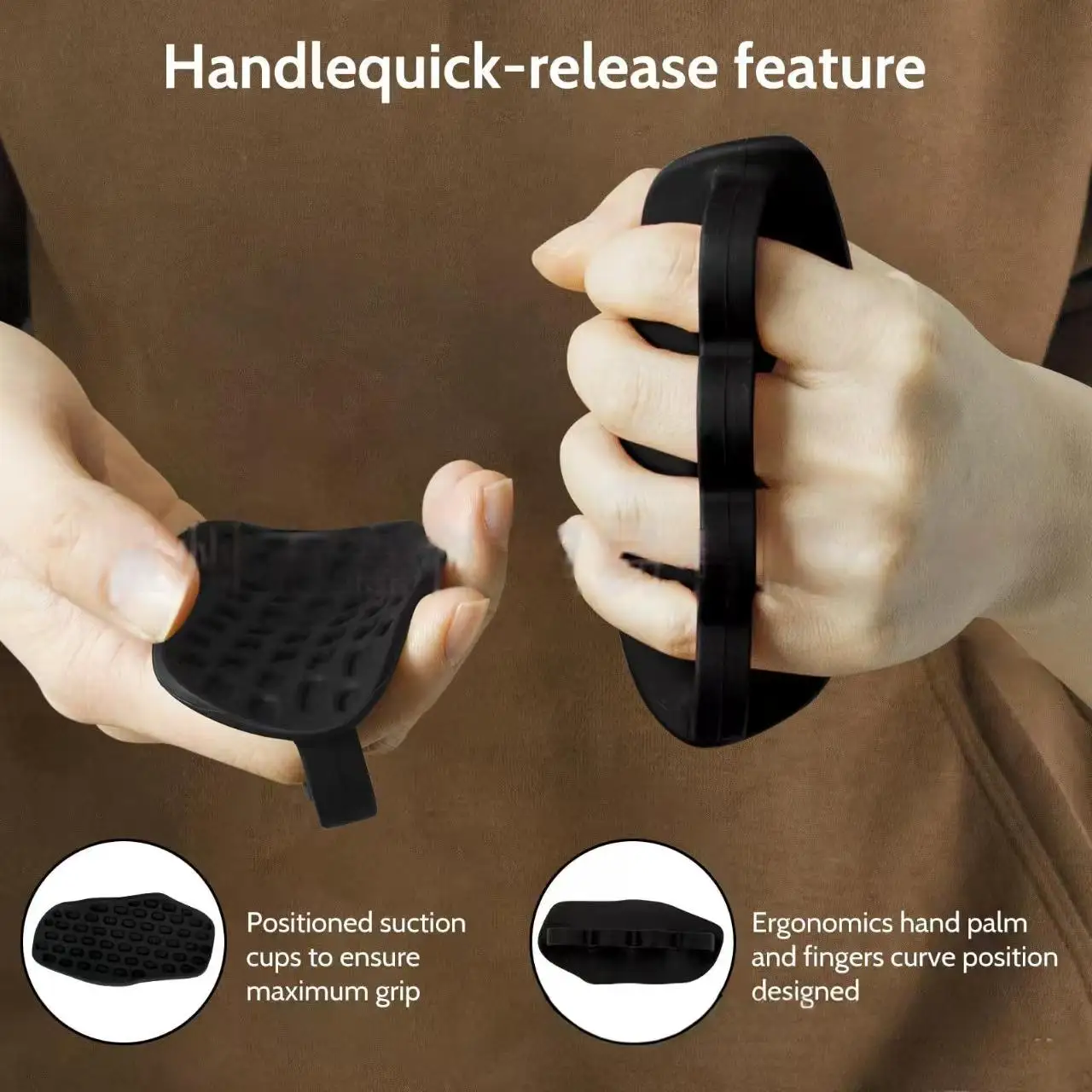 Silicone Fitness Gloves for Cross Training and Gymnastics