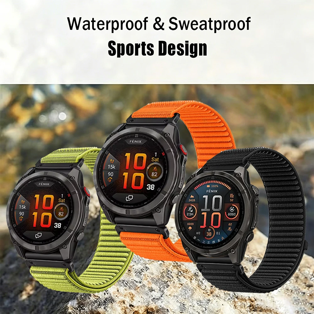 QuickFit Sports Nylon Strap, 26mm/22mm