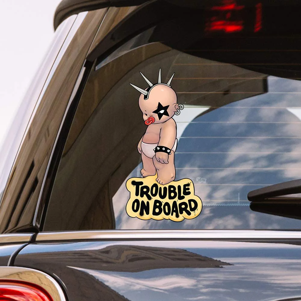 Car Reflective Stickers Car Door Stickers Car Sticker Film Car Sticker Car Stickers Car Body Stickers Car Key Sticker B0175 Various Sizes 13 cm 17 cm Funny Self-adhesive Decal Baby in Car V4 Sticker Waterproof Auto Decors on Bumper Rear Window
