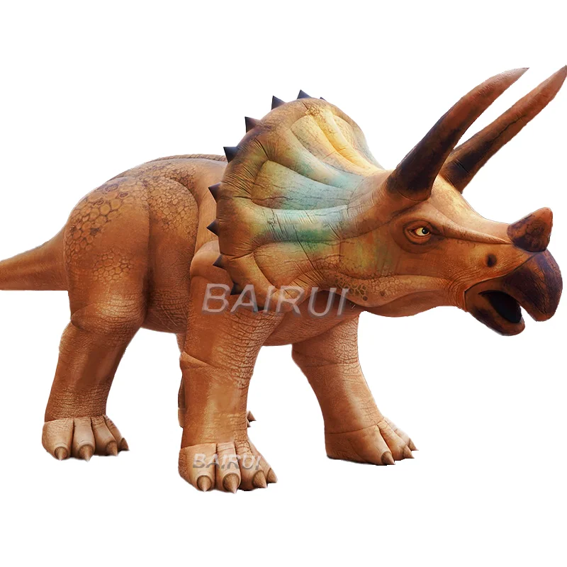 6m Huge Event Advertising Giant Inflatable Triceratops Inflatable Dinosaur