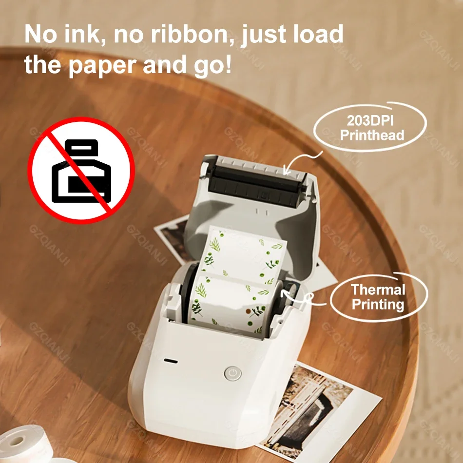 Niimbot-mobile b1 Label Printer Bluetooth Papel Térmico Pocket Maker Etiqueta Auto-adesiva Rotulagem Tag Preço para Loja de Varejo - Imagem 5