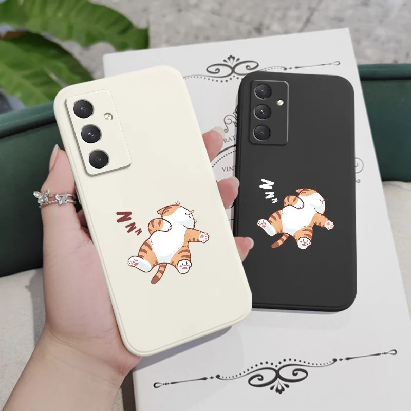 Sleep Tiger Cat Phone Case Cover – Whimsical and Protective Design
