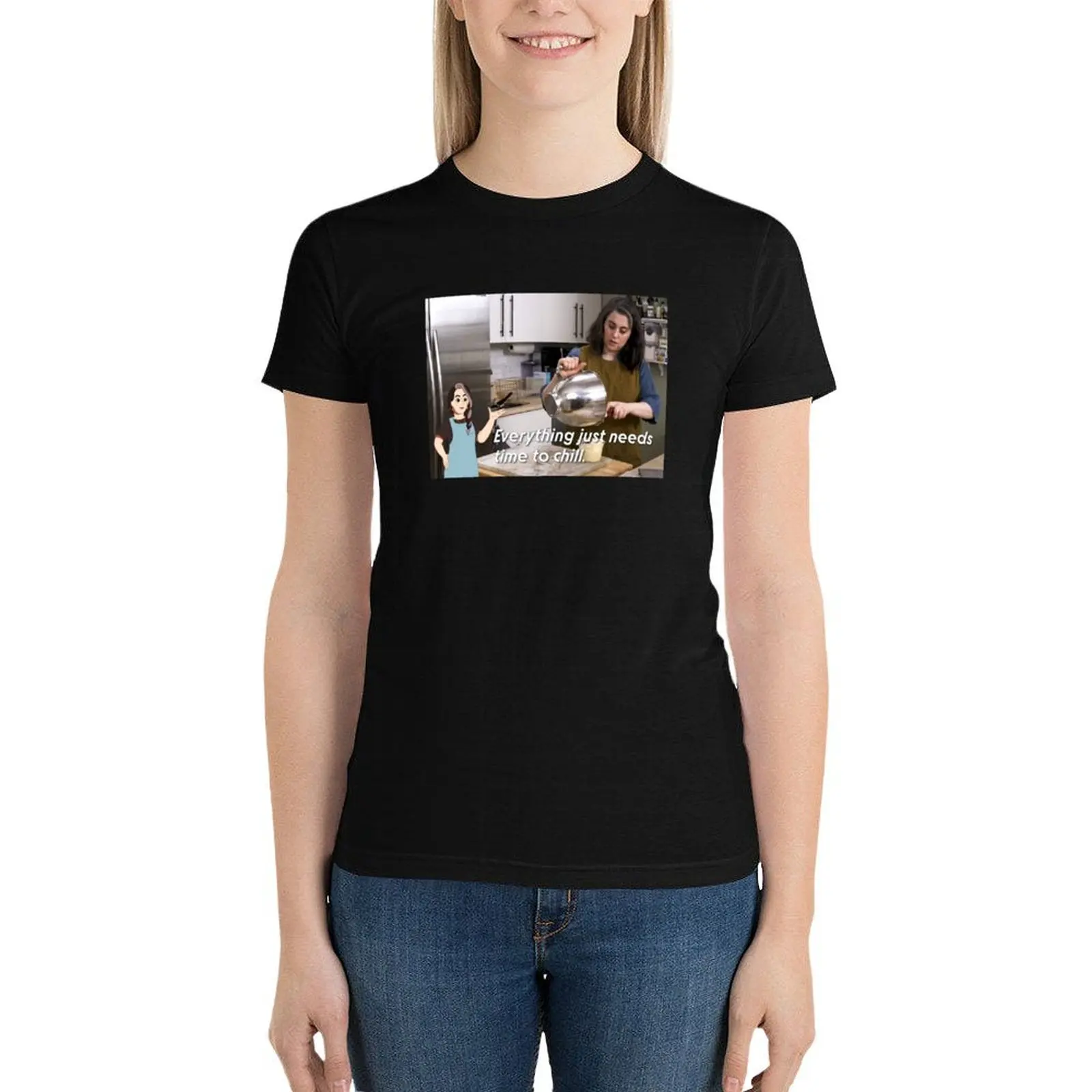 

Claire Saffitz x Dessert Person Chill Quote T-Shirt Female clothing Aesthetic clothing tees t-shirts for Women loose fit