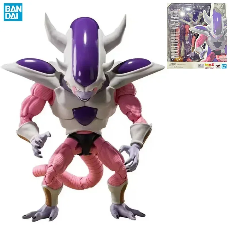 

Оригинальные Bandai S.H. Фигуртс SHF Драконий жемчуг Z Frieza, третья форма, искусство, аниме, коллекционные фигурки, модели, игрушки