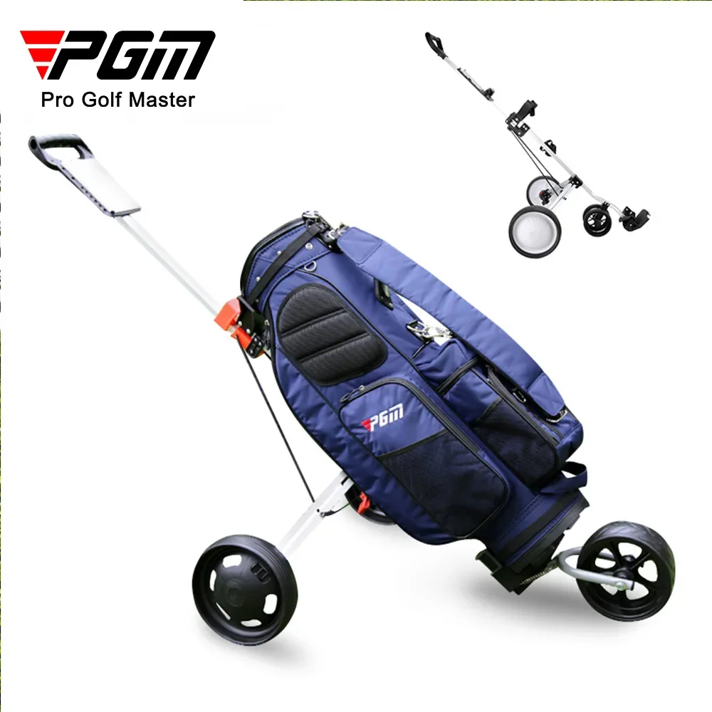 

PGM Professional Folding Golf Trolley Outdoor Sports Travel Airport Baggage Check Carrier Cart Stroller Golf Pitch Tool Supplies