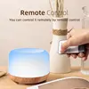 Aroma Diffuser Air Humidifier 300ML Ultrasonic Cool Mist Maker LED Essential Oil Remote Control Mute Color Aromatherapy Machine 1