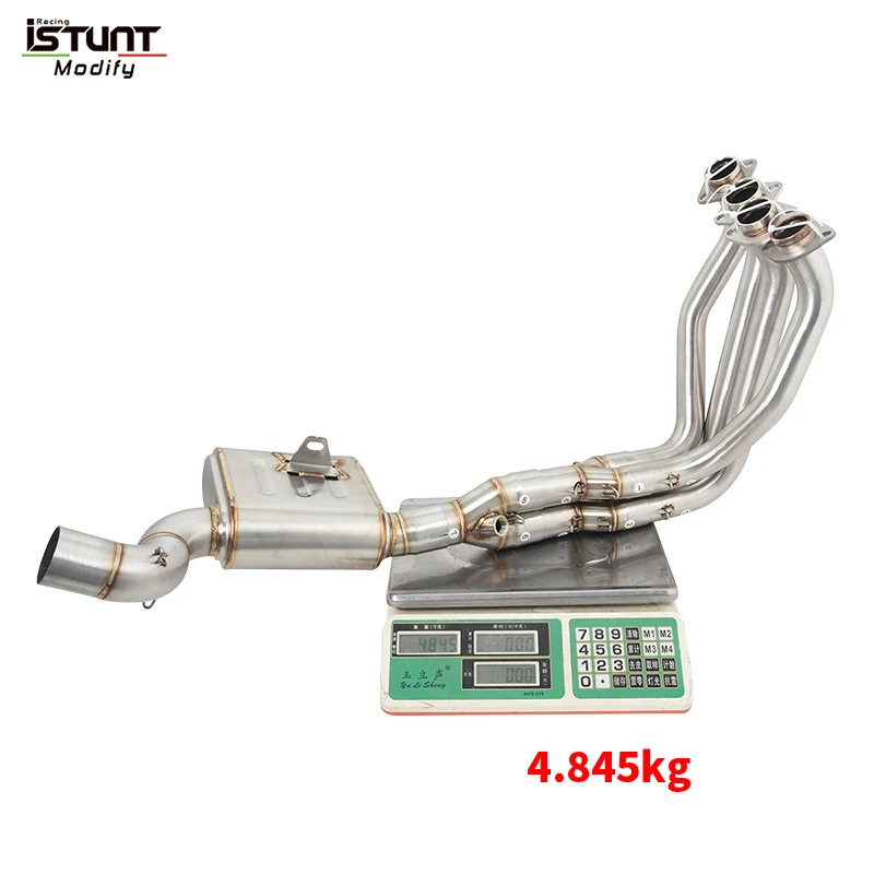 For Kawasaki Z1000 Z1000 SX Ninja1000 2010 - 2020 Motorcycle Exhaust Modify Front Link Pipe Espace Moto With Backpressure box - Image 2