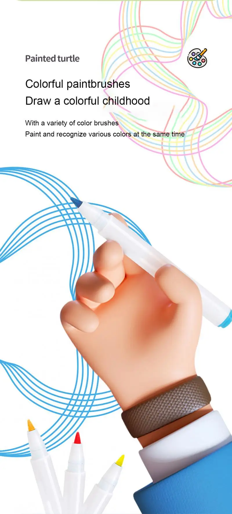 Children Intelligent Painting Little Turtle 17 Children Intelligent Painting Little Turtle