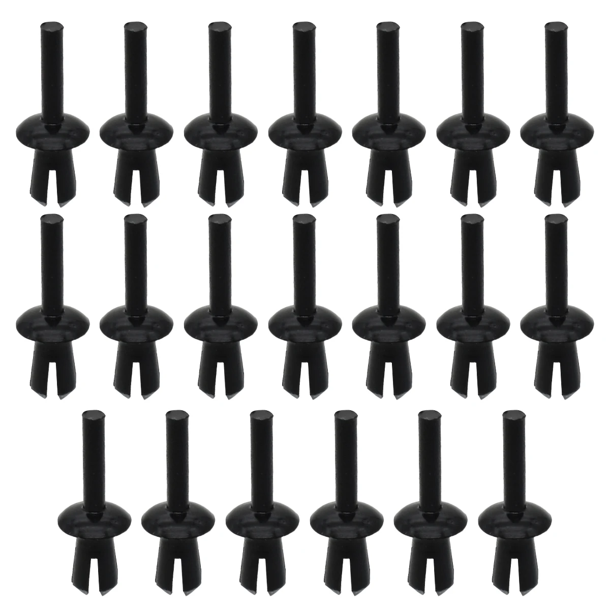KIT 5 CLIP RIVETTI IN PLASTICA 15X18 PER CARENE SUZUKI