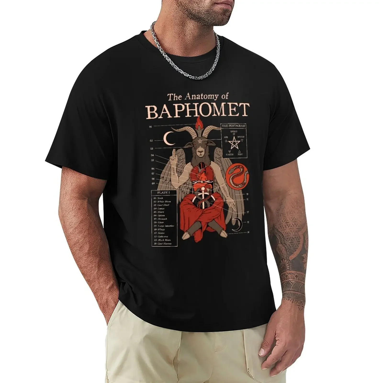 

The Anatomy of Baphomet T-Shirt sports fans vintage summer clothes men t shirt