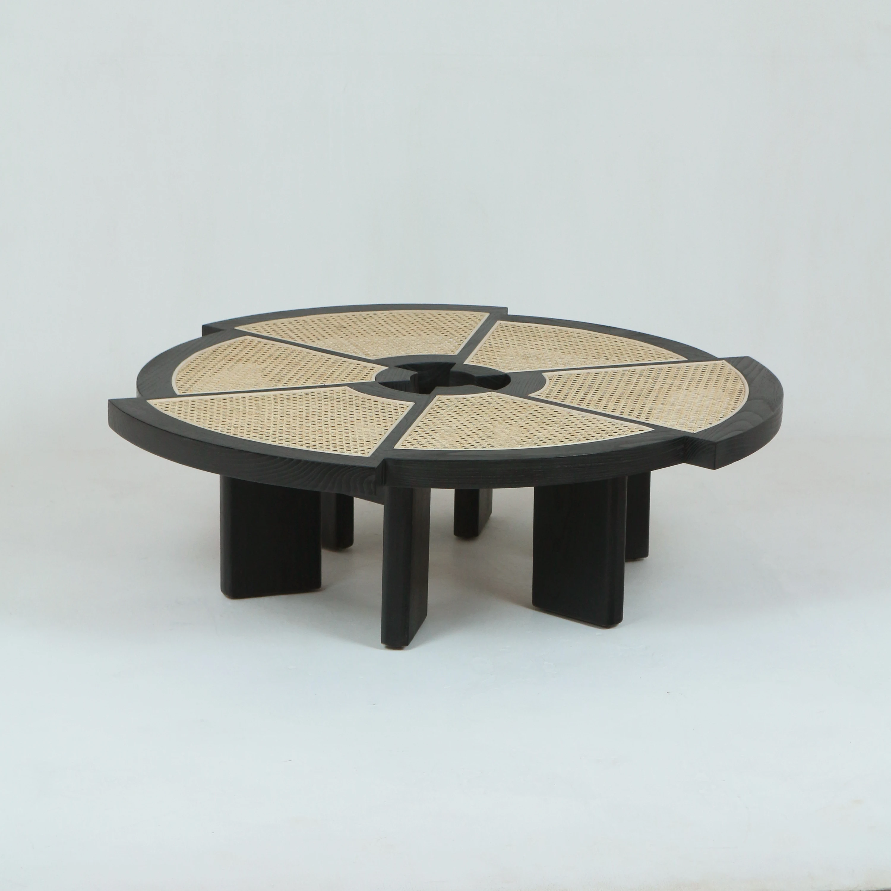 

[Flash Sale]THE CHARLOTTE PERRIAND RIO COFFEE TABLE Grey/Brown/Oak[US-W]