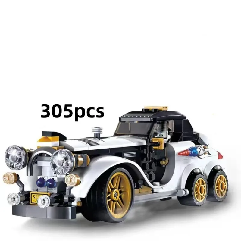 Batmobile Super Car Building Blocks Model Toy For Kids Birthday Gifts