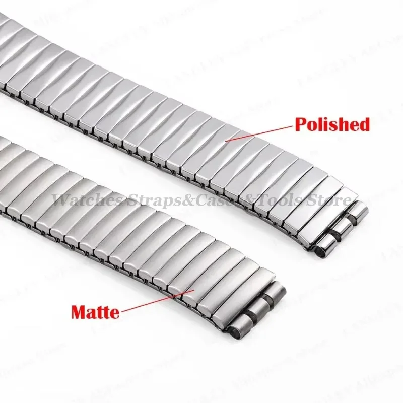 Flexible Stainless Steel Watch Band - Elastic Expansion Bracelet Accessories