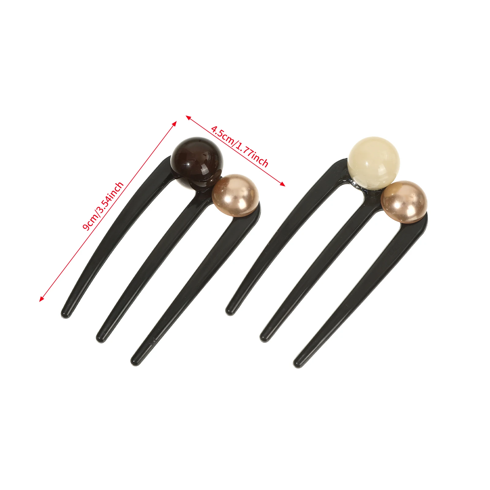 1pc Elegant Pearl Hair Stick Comb Women Temperament Hair Fork Hairpin Ladies Girls Fashion Retro Headdress Hair Accessories