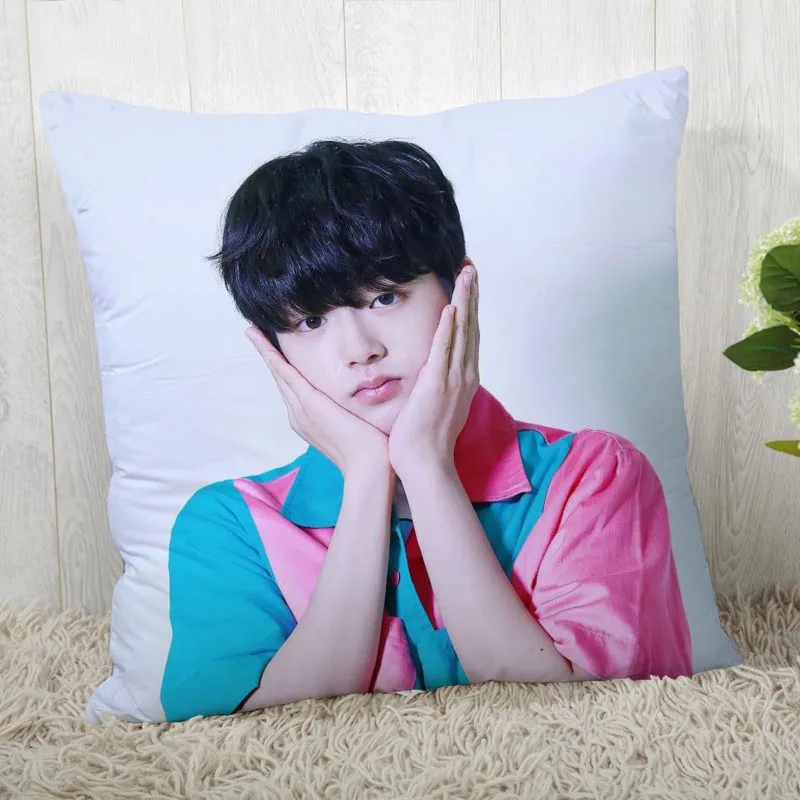 

Lee Jinwoo Pillow Cover Customize Pillowcase Modern Home Decorative Pillow Case For Living Room 45X45cm,40X40cm