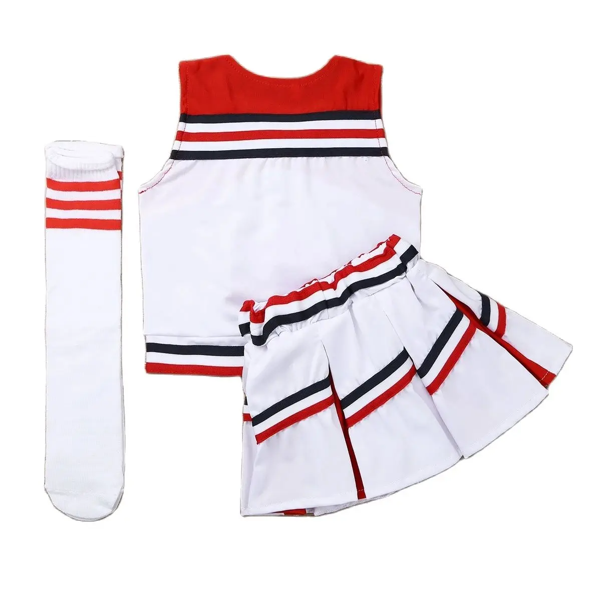 Cheerleading Costume Kids Girls Children Competition Cheerleaders School Team Uniform Class Suit For Child Dancing Costumes
