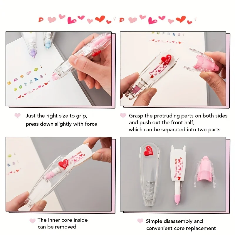 Colorful Design Correction Tape 6mm*4M Refillable