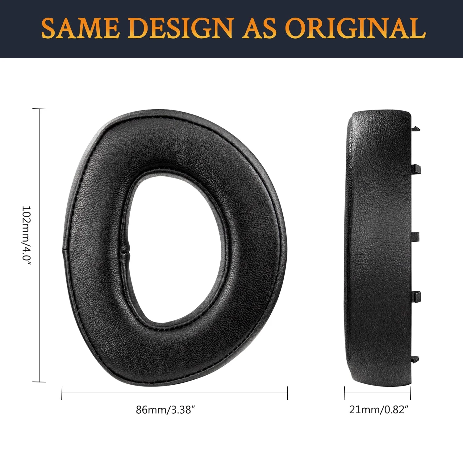 Replacement Lambskin Sheepskin Earpads Ear Pads Cushions With Noise Isolation Memory Foam for Sennheiser HD700 HD 700 Headphones