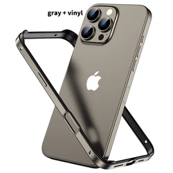 Premium Metal Bumper Phone Accessory - iPhone 16 Pro Max (GRAY)