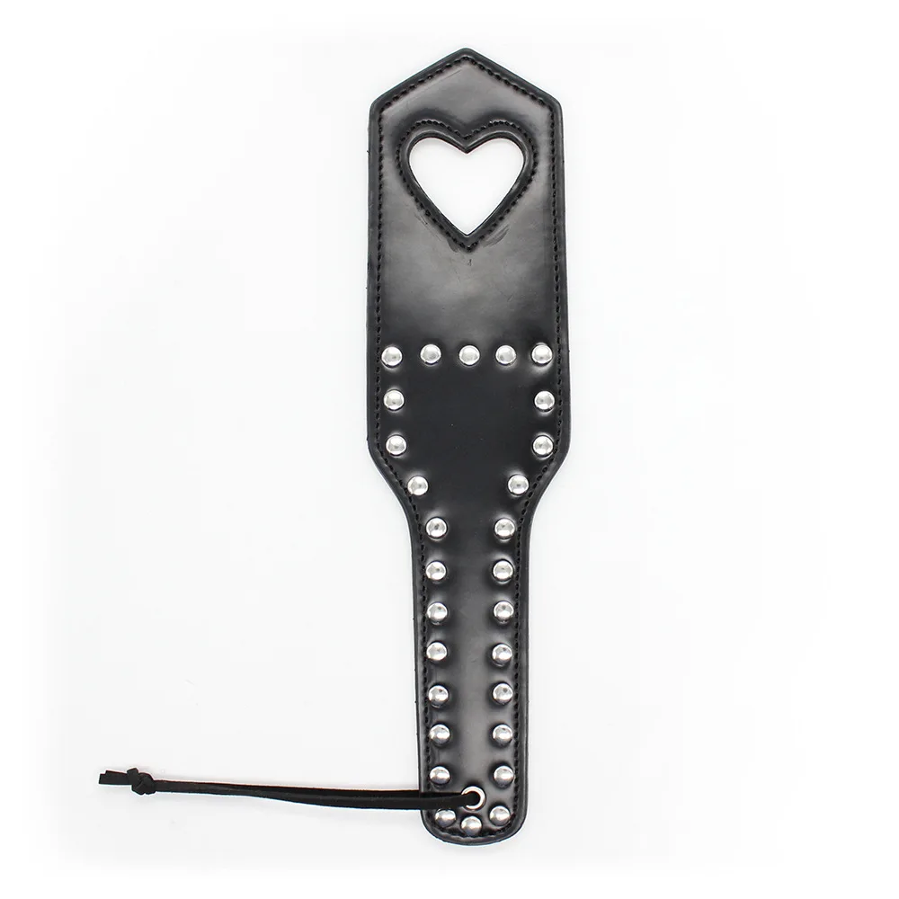 Premium PU Leather Equestrian Paddle,Faux Leather Horse Riding Whip 3