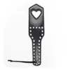 Premium PU Leather Equestrian Paddle,Faux Leather Horse Riding Whip 3
