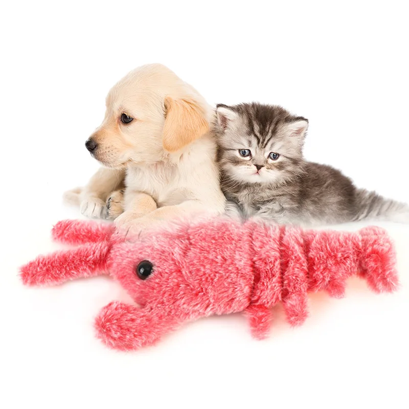 Cat-playing-electric-fish-simulation-lobster-jumping-clown-fish-USB-charging-funny-dog-cat-toy-boredom.jpg Macskat Játszó Elektromos Halszimulációs Homár Ugró Bohóc Halak Usb Töltés Vicces Kutya Macska Játék Unalom Műtárgy - Image 3