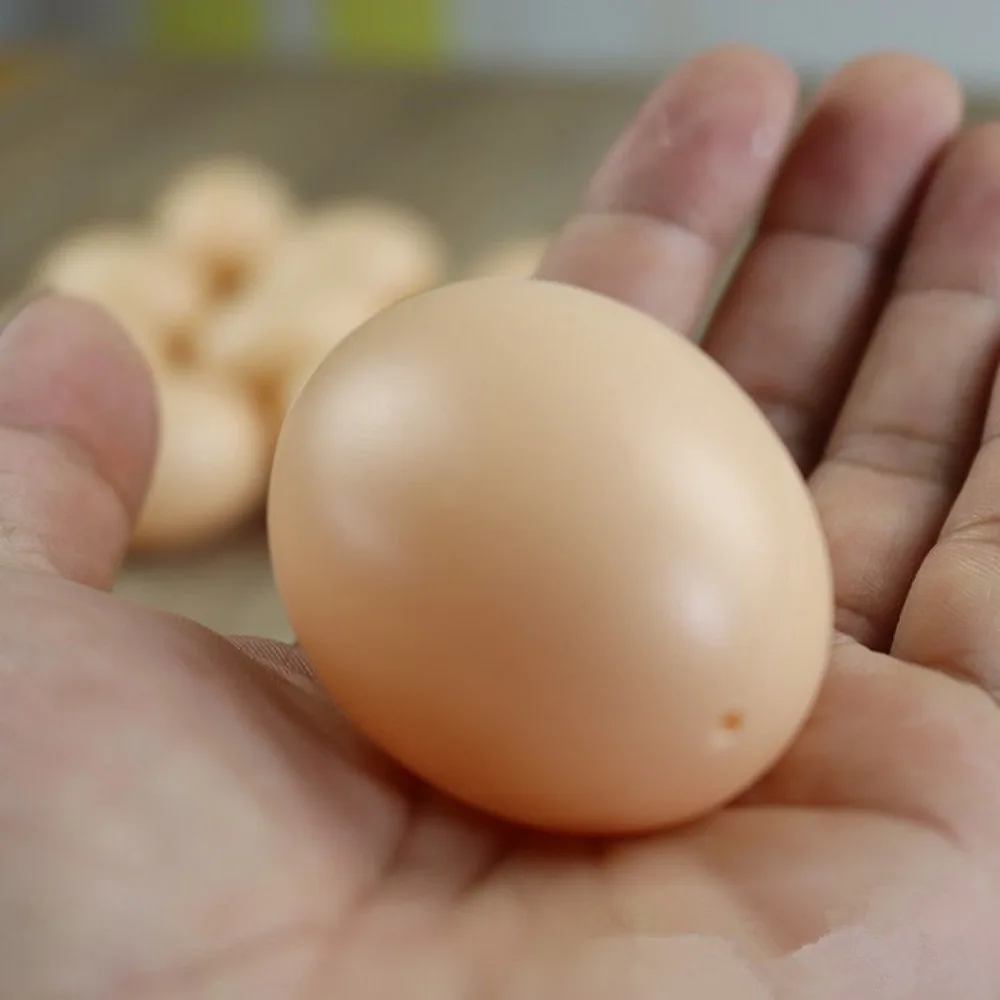 20/10PCS Fake Eggs Simulation Plastic Eggs Poultry Hatch Breeding Artificial DIY Painting Easter Egg Educational Toy Dinosaur Eggs Toys Animal Dinosaur Eggs