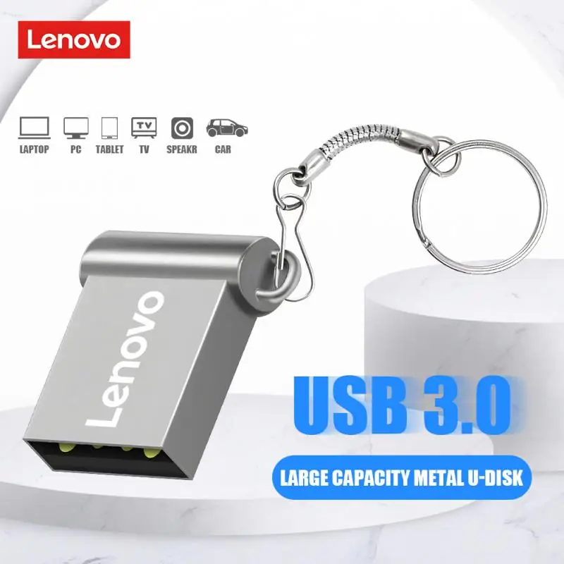 Lenovo Usb Memories 2Tb 3.0 Chiavette Usb Memory Stick Metal Pendrive Chiavetta Usb Pen Disk Disco Usb Per Telefono/Laptop/