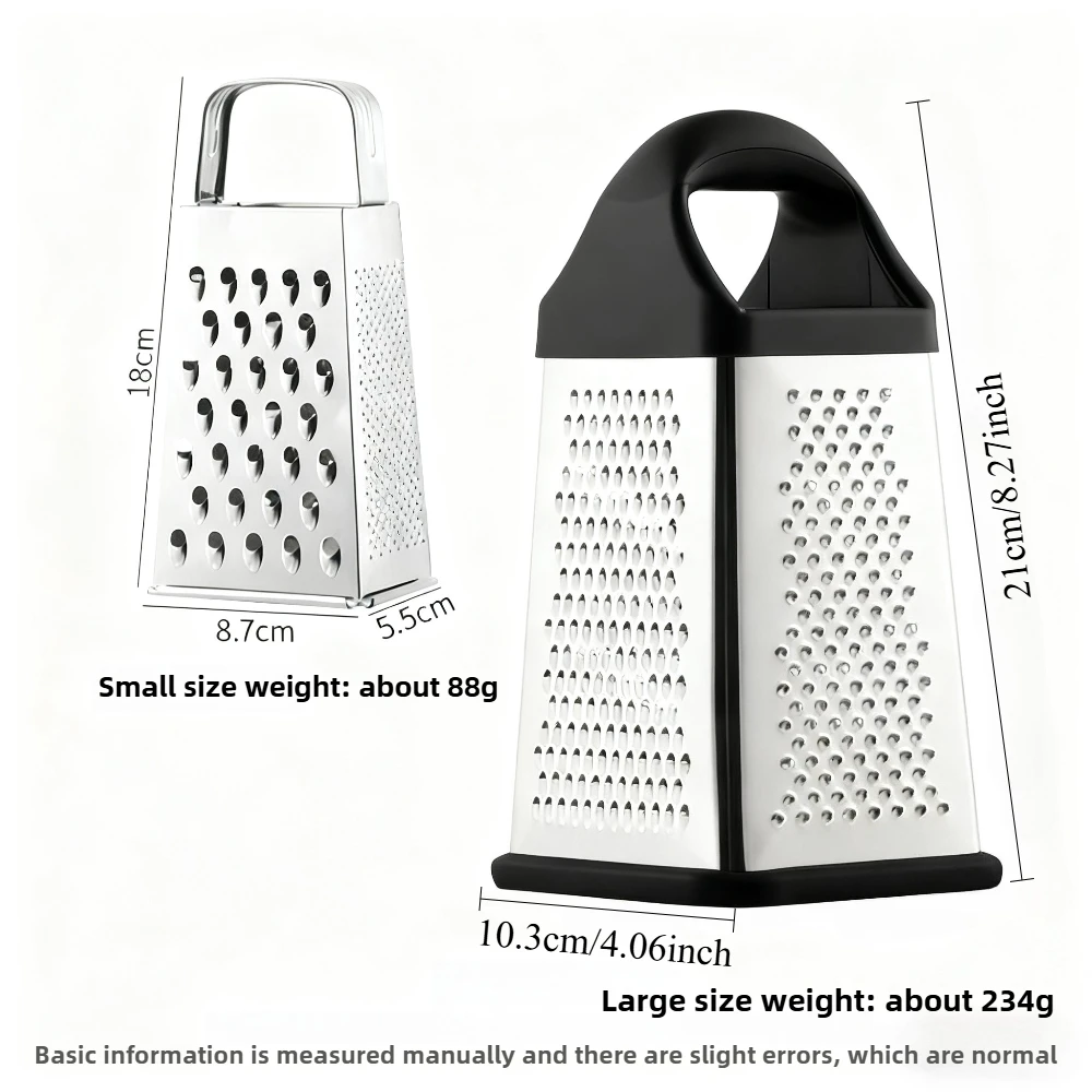 Manual Cutter Slicer 4 Side Stainless Steel Cheese Fruit Vegetable