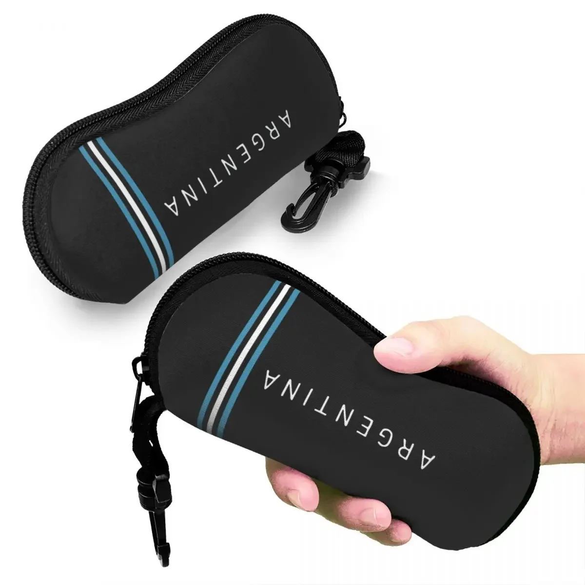 Argentina Flag Argentine Flag Glasses Case Fashion Football Soccer Legend Reading Box Print Eyeglasses Box