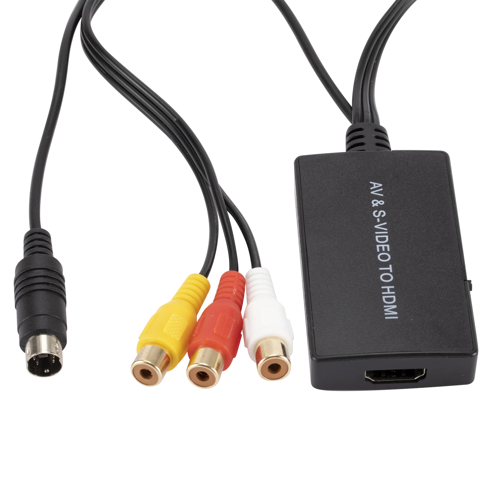 RCA /AV SVIDEO to HDMI-compatible Adapter For DVD HD TV STB Compatble With PS2/P