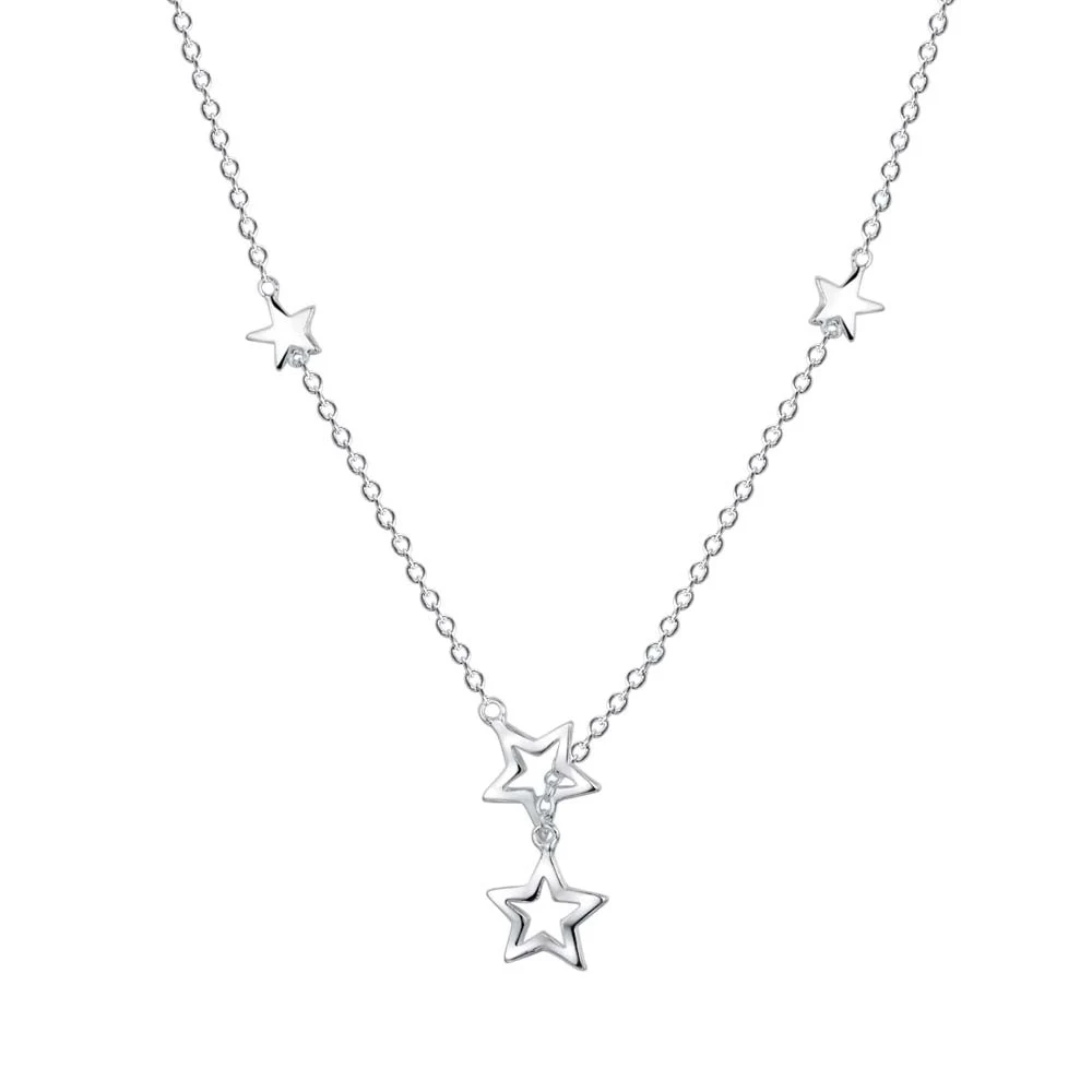Pendant Necklace Silver Necklace Silver Pendant 925 Sterling Silver Fashion Star Pendant Necklace for Women