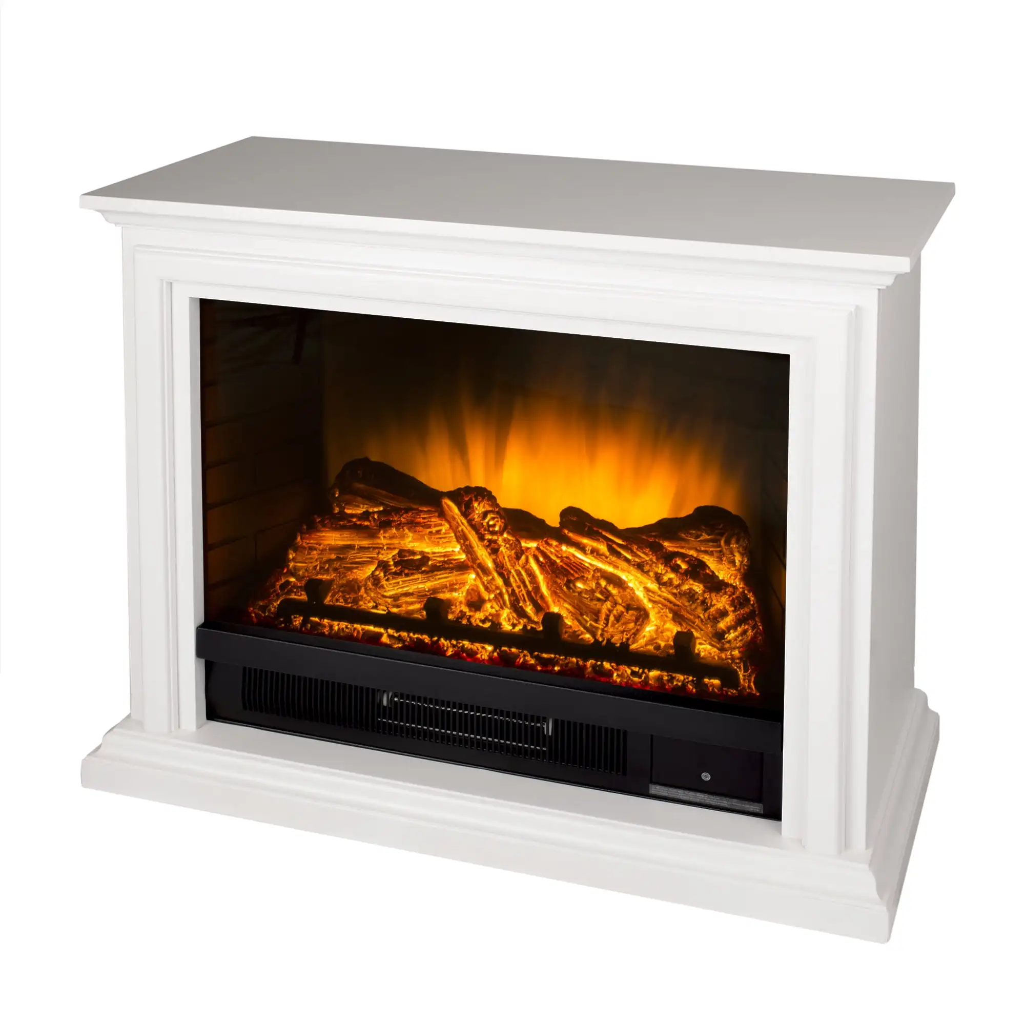 Pleasant Hearth Sheridan GLF-5002-68 Free Standing Mobile Infrared Electric  Fireplace, Cherry - AliExpress