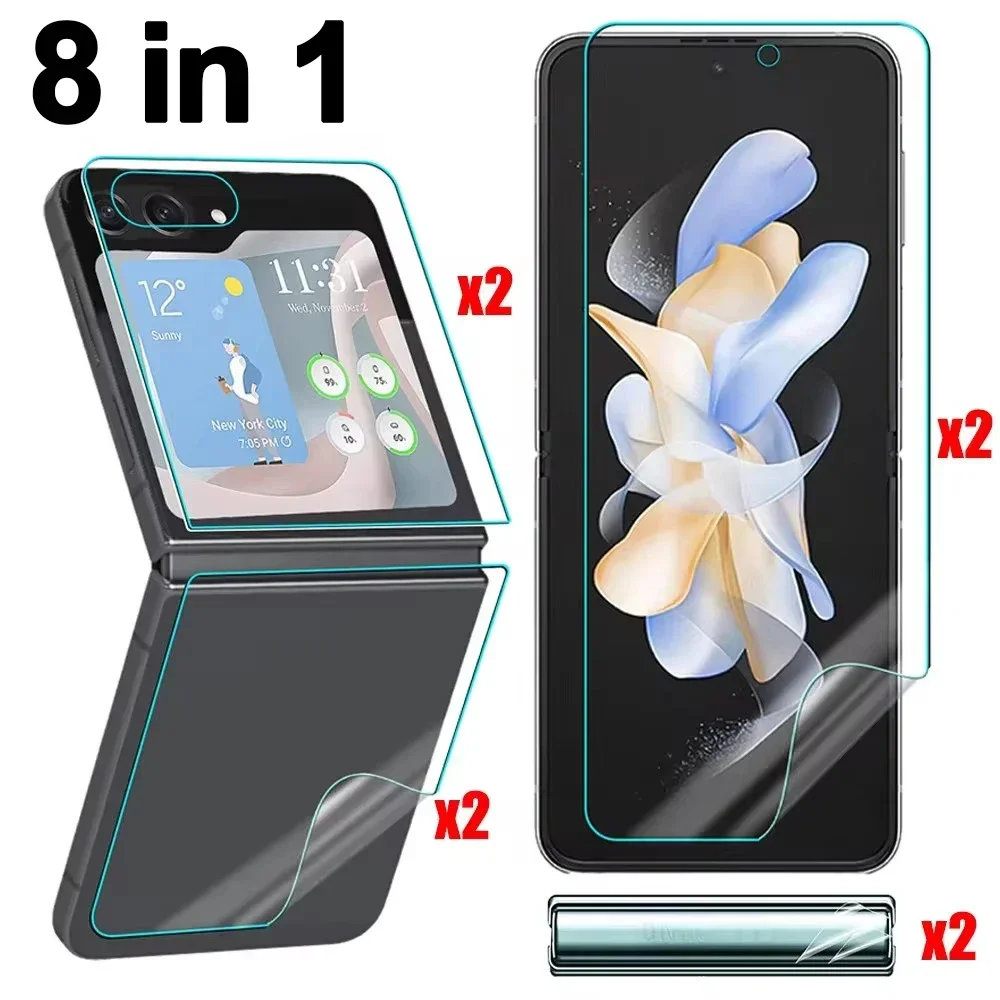 Premium 12-in-1 Soft TPU Hydrogel Full Coverage Protective Film Set