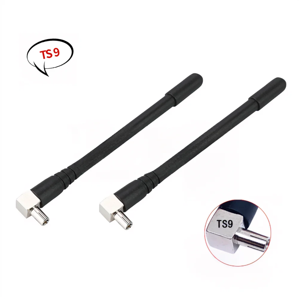 2PCS 4G GSM LTE 안테나 TS9 CRC9 커넥터 E3372 EC315 EC8201 E8372 E5776 USB 신호 부스터 범용 Wifi 모뎀 라우터