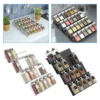 4-Tier Drawer Spice Organizer Expandable Acrylic Spice Rack Tray Seasoning Bottle Storage Rack Kitchen Pantry Organization Shelf