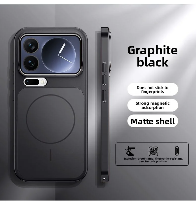 Enhanced Matte Magnetic Wireless Charging Protective Phone Case