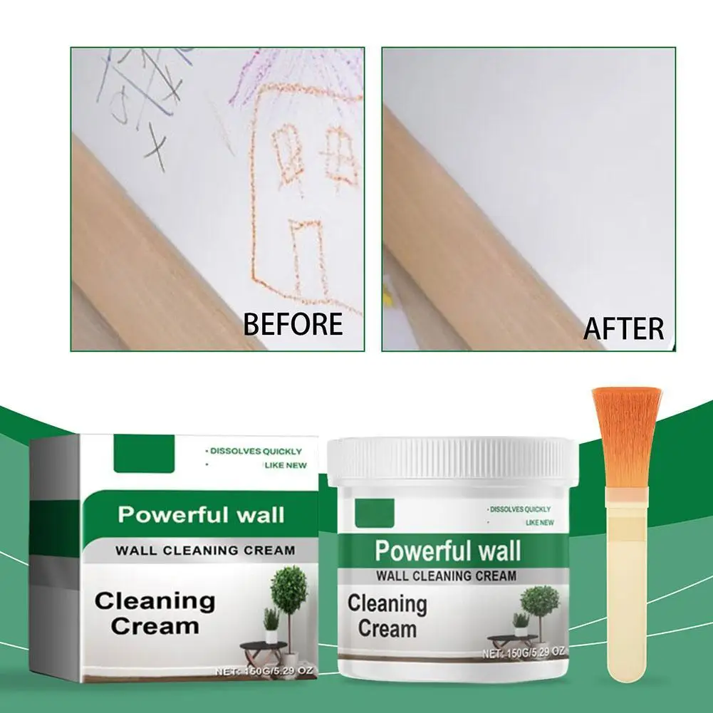 Powerful Wall Cleaning Cream Leather Cleaning Cream Wall Cleaner for Painted Walls for Home Leather Care