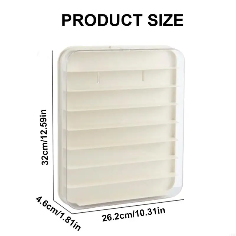 J0MC Acrylic Showcase Stand for Miniature Figurines Wall Hanging Storage Solution for Small Collectibles Blind Box Holder 6