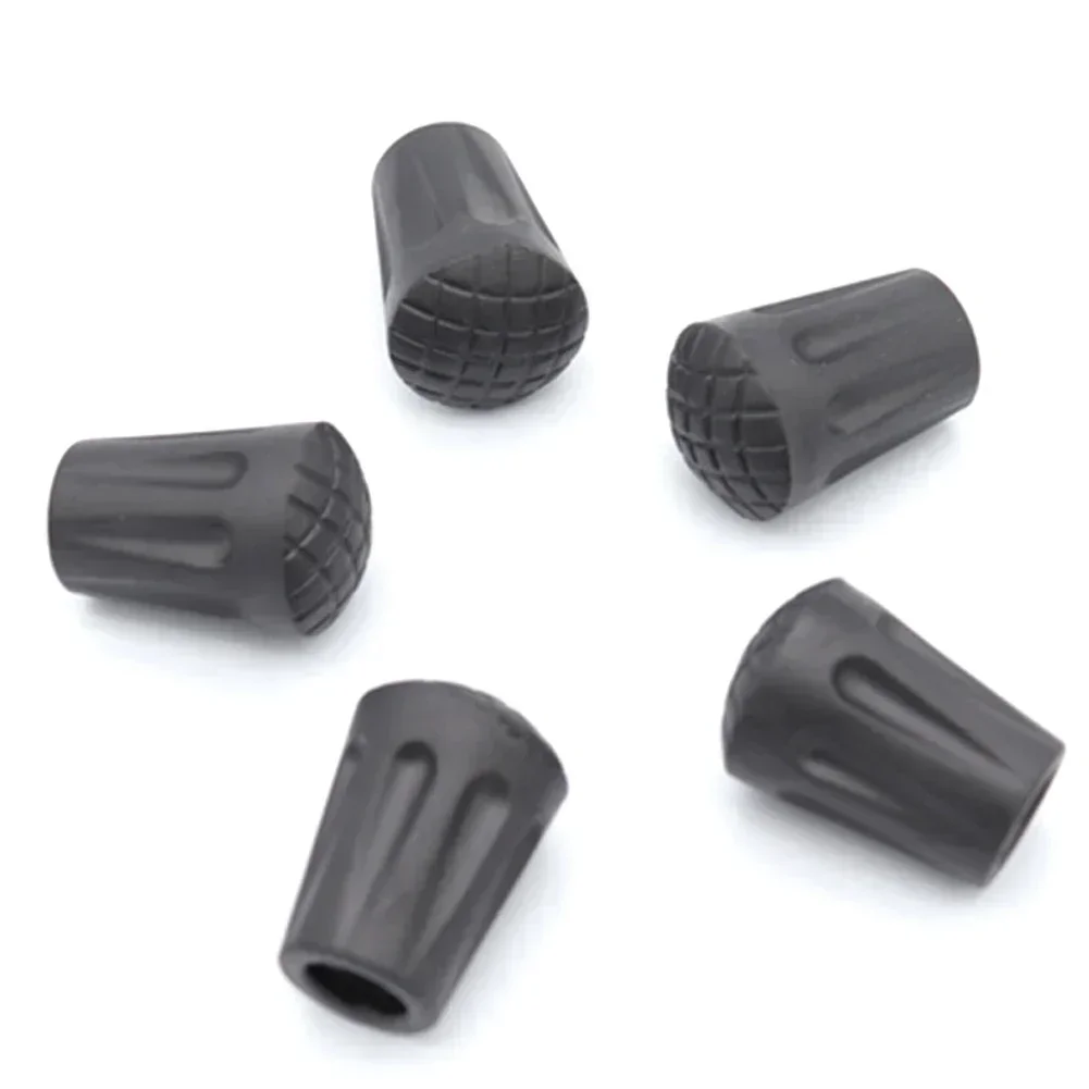 Walking Pole Sticks 12Pcs Trekking Poles Trekking Pole Tip Protectors End Reinforced Rubber Tip End Cap