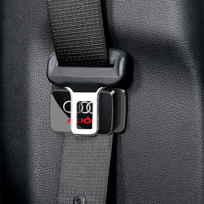 new Fashion Magnetic Car Interior Supplies Seat Belt Holder Stabilizer For Audi C5 C6 C7 A4 B6 B8 B7 A6 A3 A5 Q3 Q5 Q7 8P 8V 8L 5