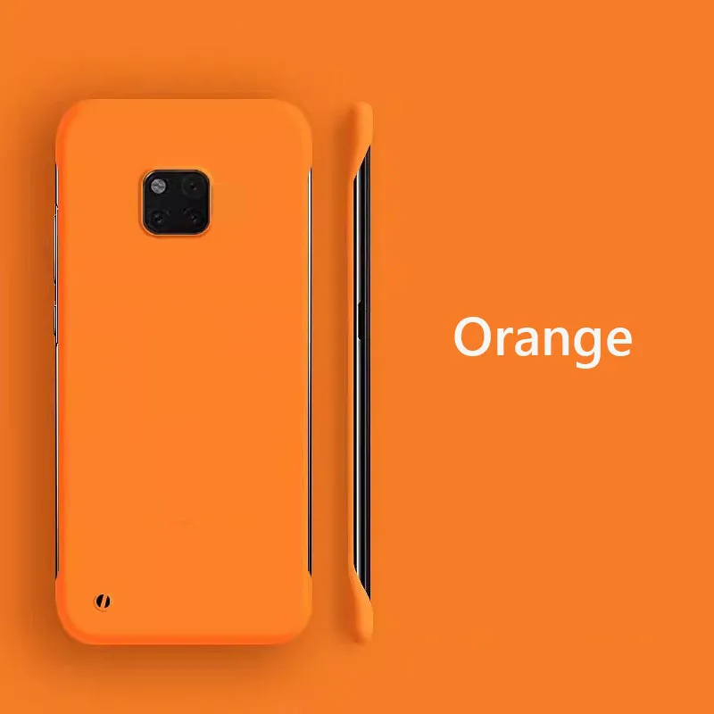 Frameless Slim Matte Shockproof Hard Back Cover Case