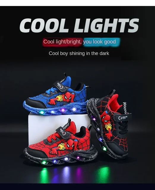 superhero kids shoes